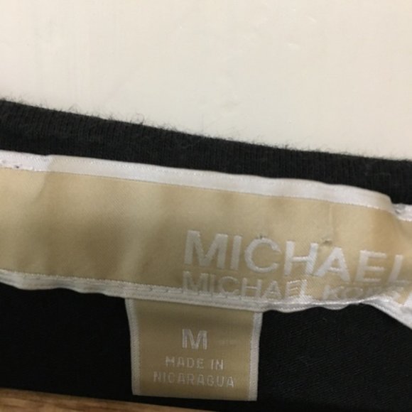 MICHAEL KORS BLACK SIDE ZIPPER TOP - Picture 3 of 4